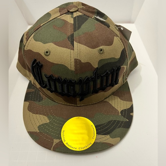 Nothing Nowhere Camo City SnapBack Cap - Compton NWT - Picture 1 of 5